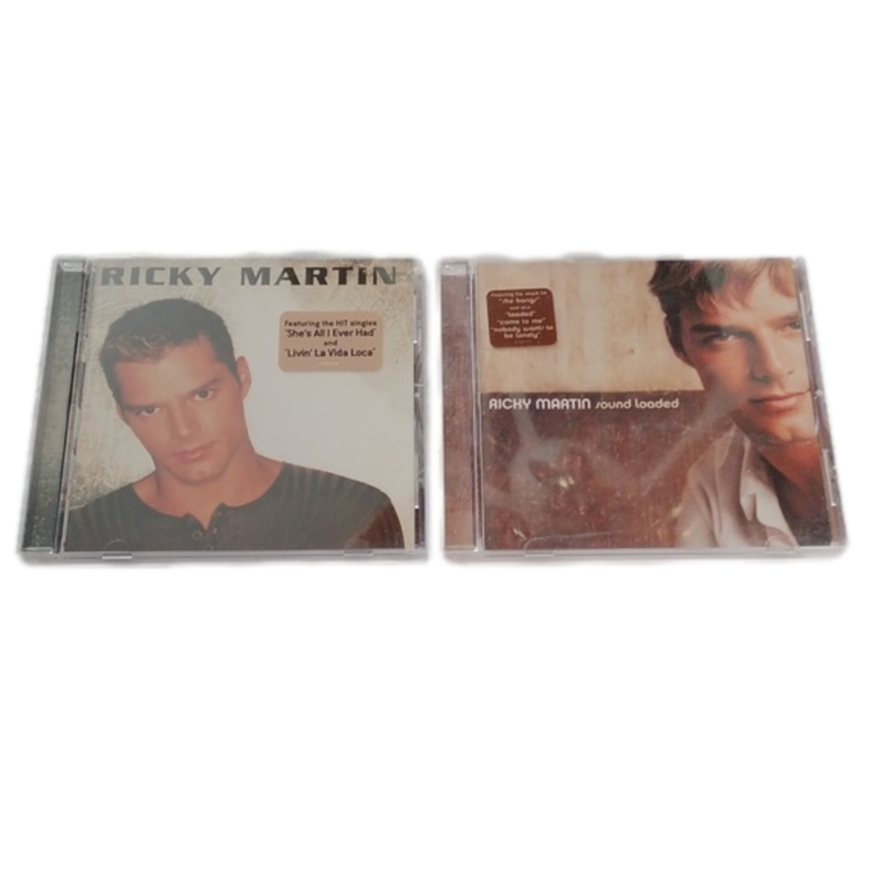 Ricky Martin Sound Loaded + Self titled CDs, Set of 2
